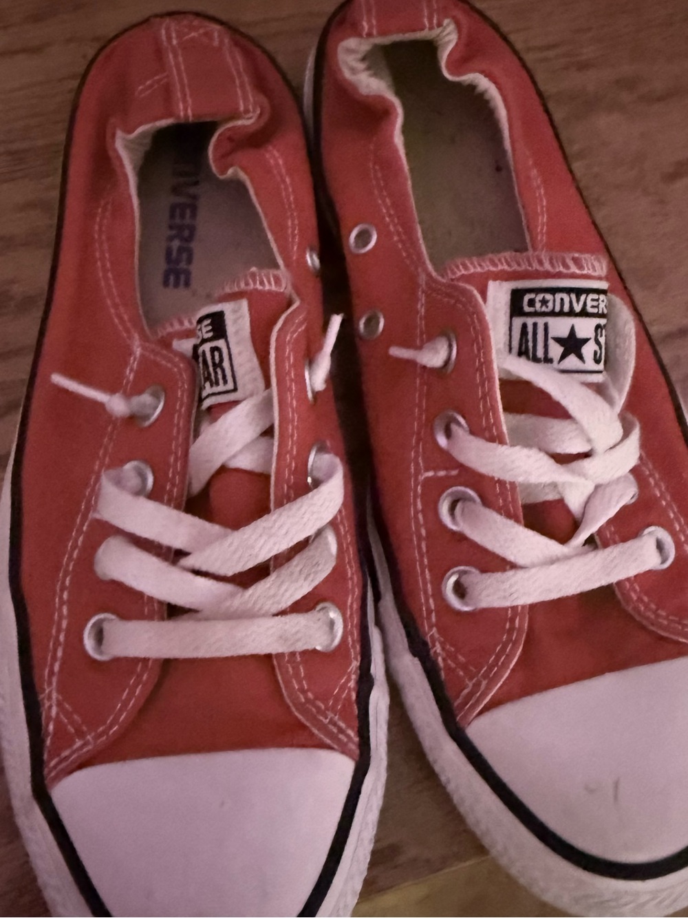 Converse Low-Top Canvas Sneakers in Red